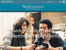 Tablet Screenshot of northwind-apartments.com